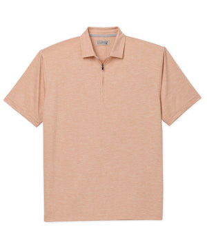 Westport Lifestyle Short Sleeve Performance Zip Polo Knit Shirt