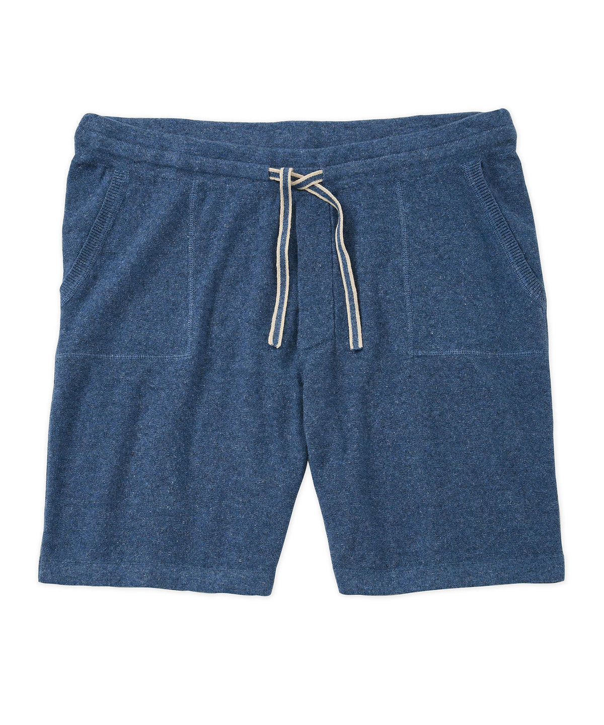 Westport Black Linen-Cotton Knit Shorts, Men's Big & Tall