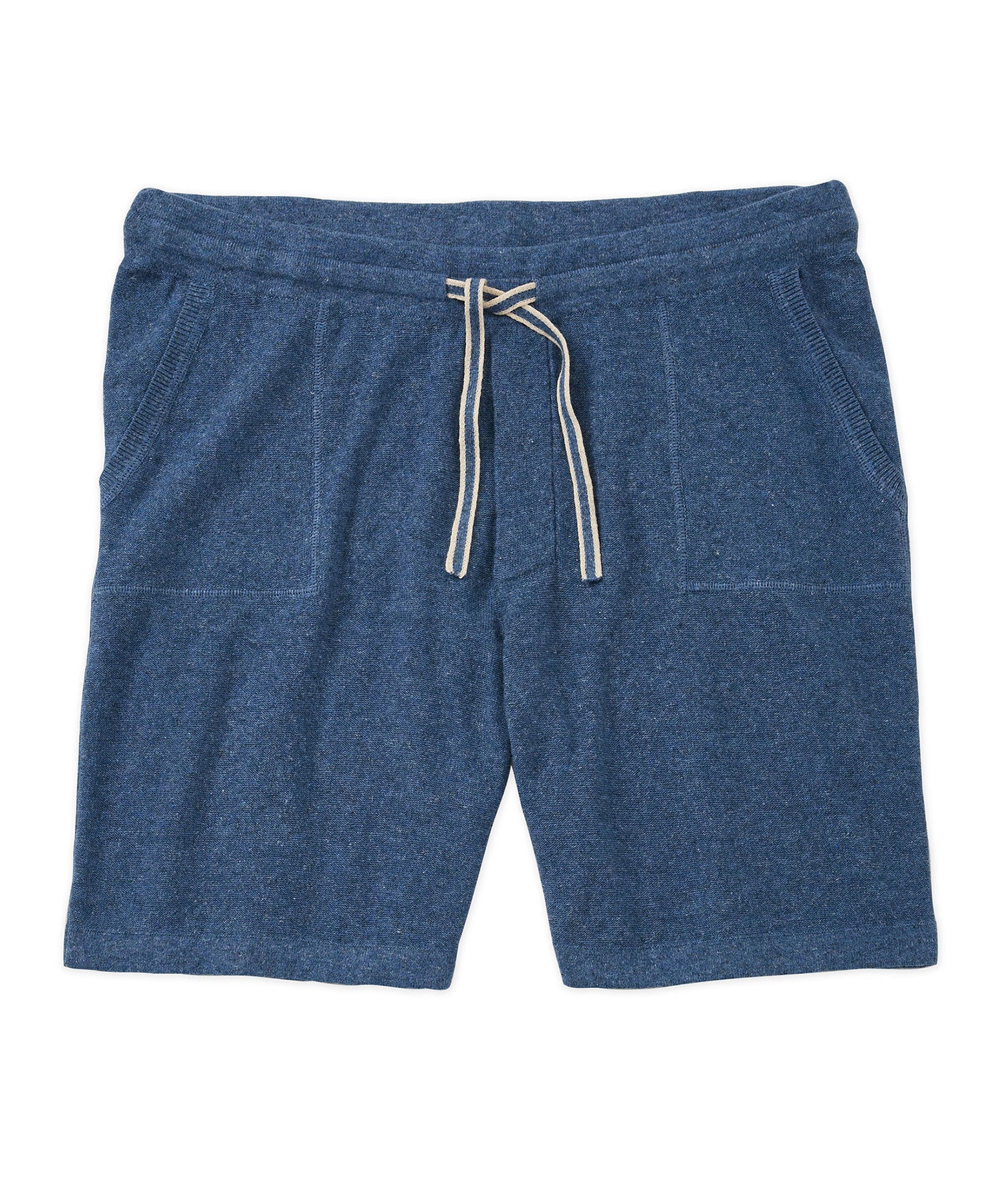 Westport Black Linen-Cotton Knit Shorts