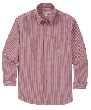 Westport Lifestyle Long Sleeve Button Down Collar Gingham Sport Shirt