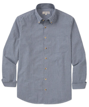 Westport Lifestyle Long Sleeve Button Down Collar Gingham Sport Shirt