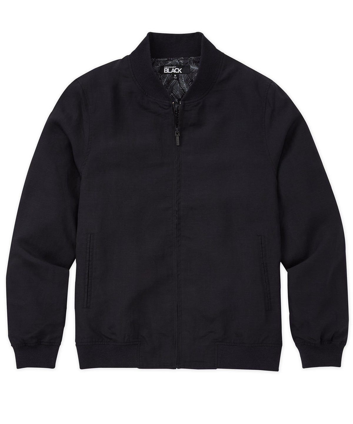 Westport Black Summer Blend Blouson Jacket, Men's Big & Tall