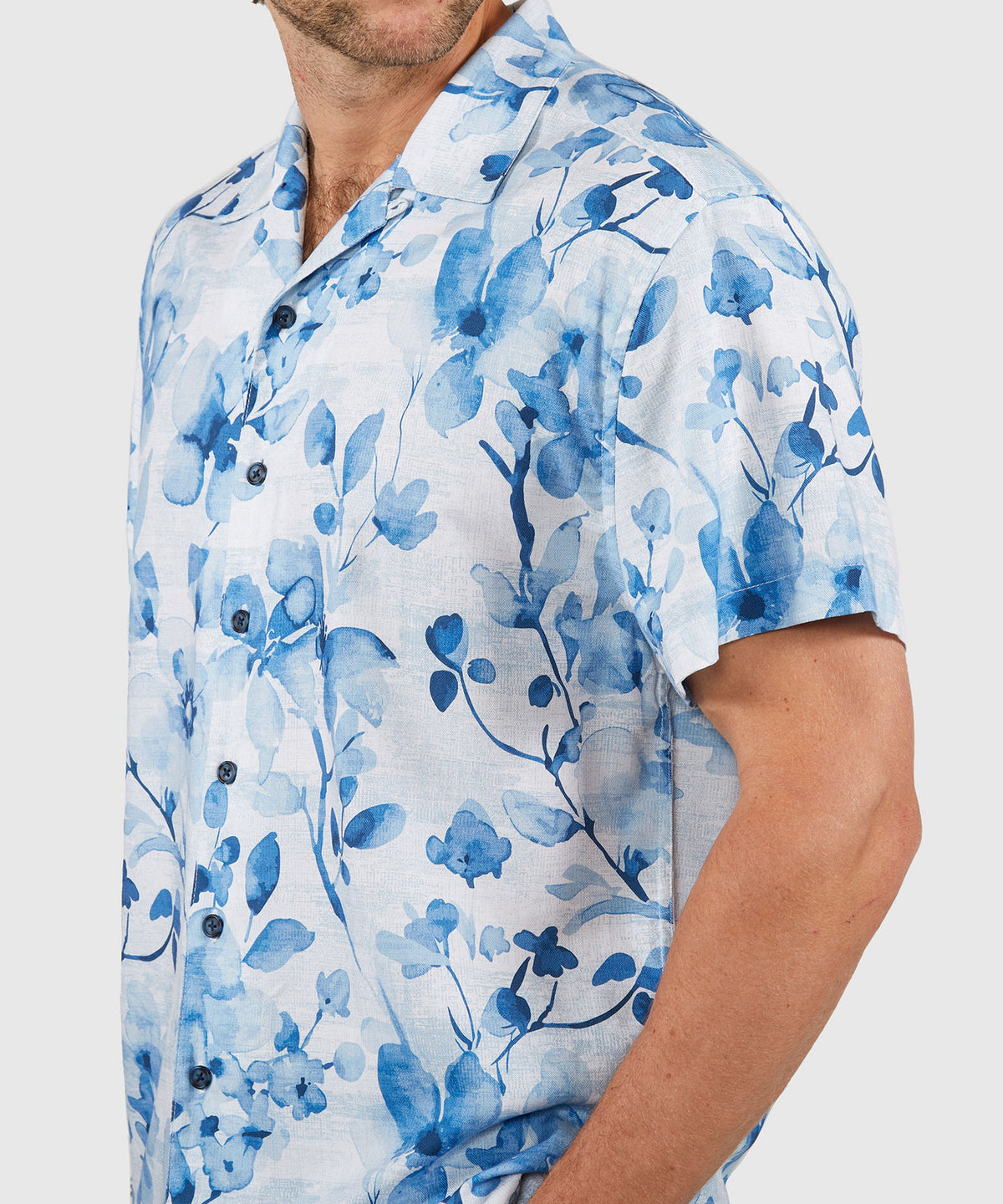 Westport Lifestyle Surfside 'Floral' Printed Camp Shirts, Men's Big & Tall