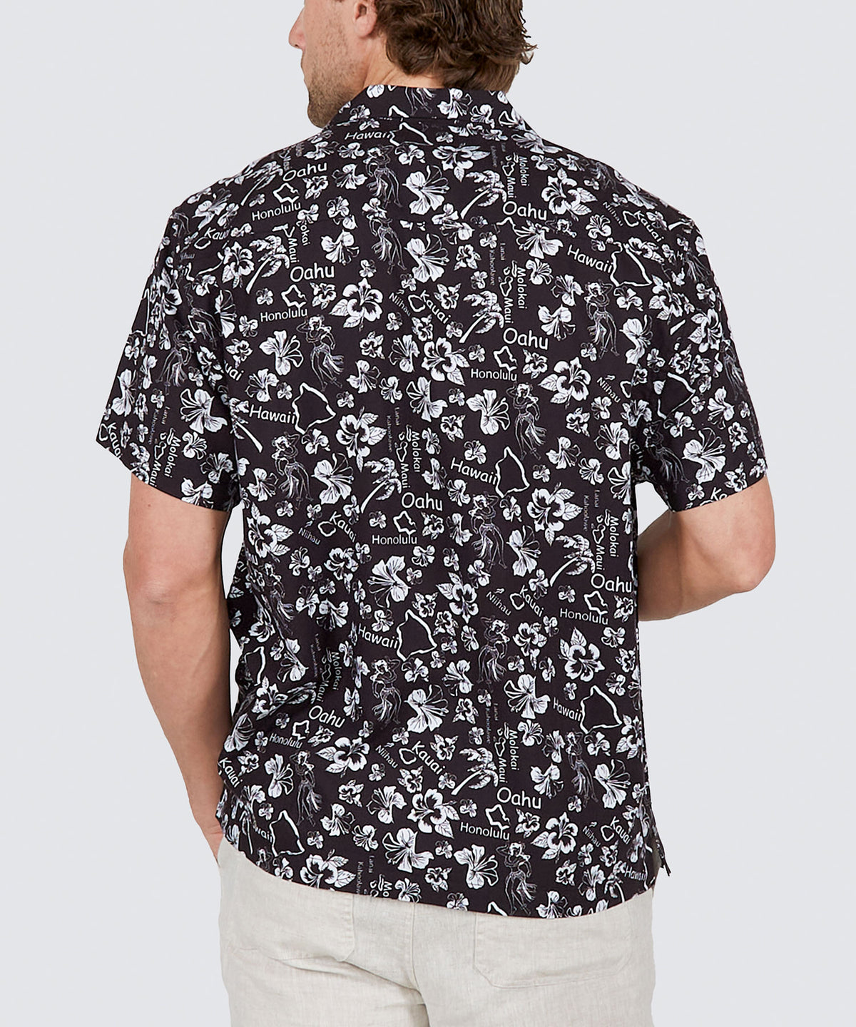 Westport Lifestyle Surfside 'Aloha' Printed Camp Shirt, Men's Big & Tall