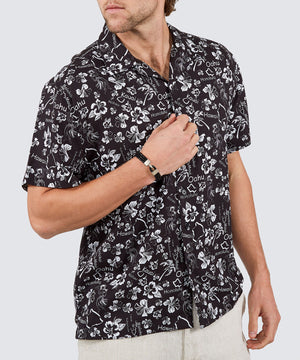 Westport Lifestyle Surfside 'Aloha' Printed Camp Shirt