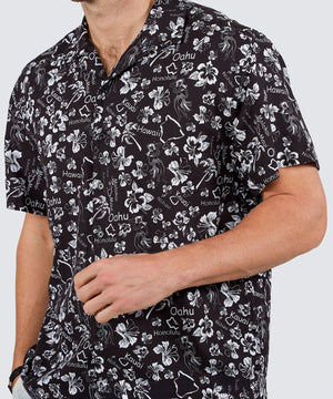 Westport Lifestyle Surfside 'Aloha' Printed Camp Shirt