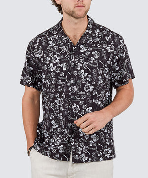 Westport Lifestyle Surfside 'Aloha' Printed Camp Shirt