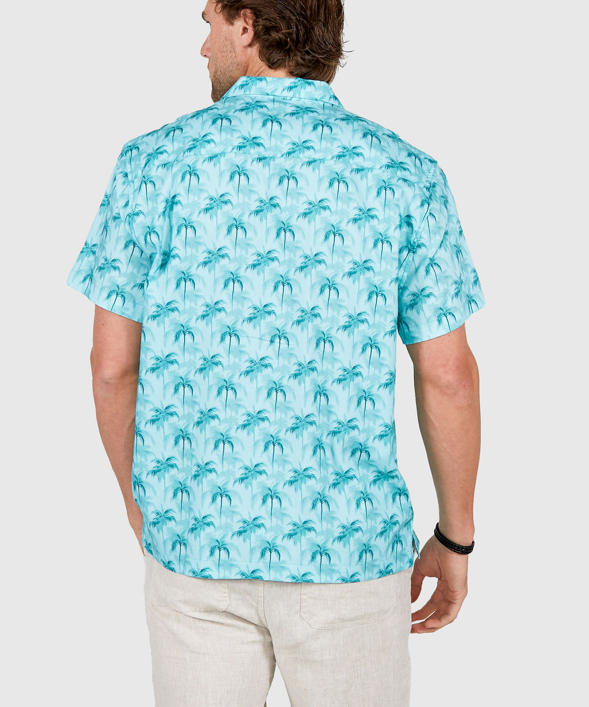 Westport Lifestyle Surfside 'Palm' Printed Camp Shirts, Men's Big & Tall