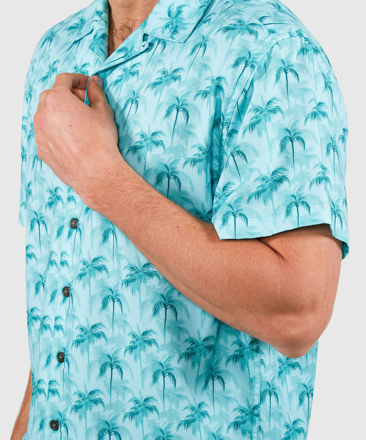 Westport Lifestyle Surfside 'Palm' Printed Camp Shirts, Men's Big & Tall