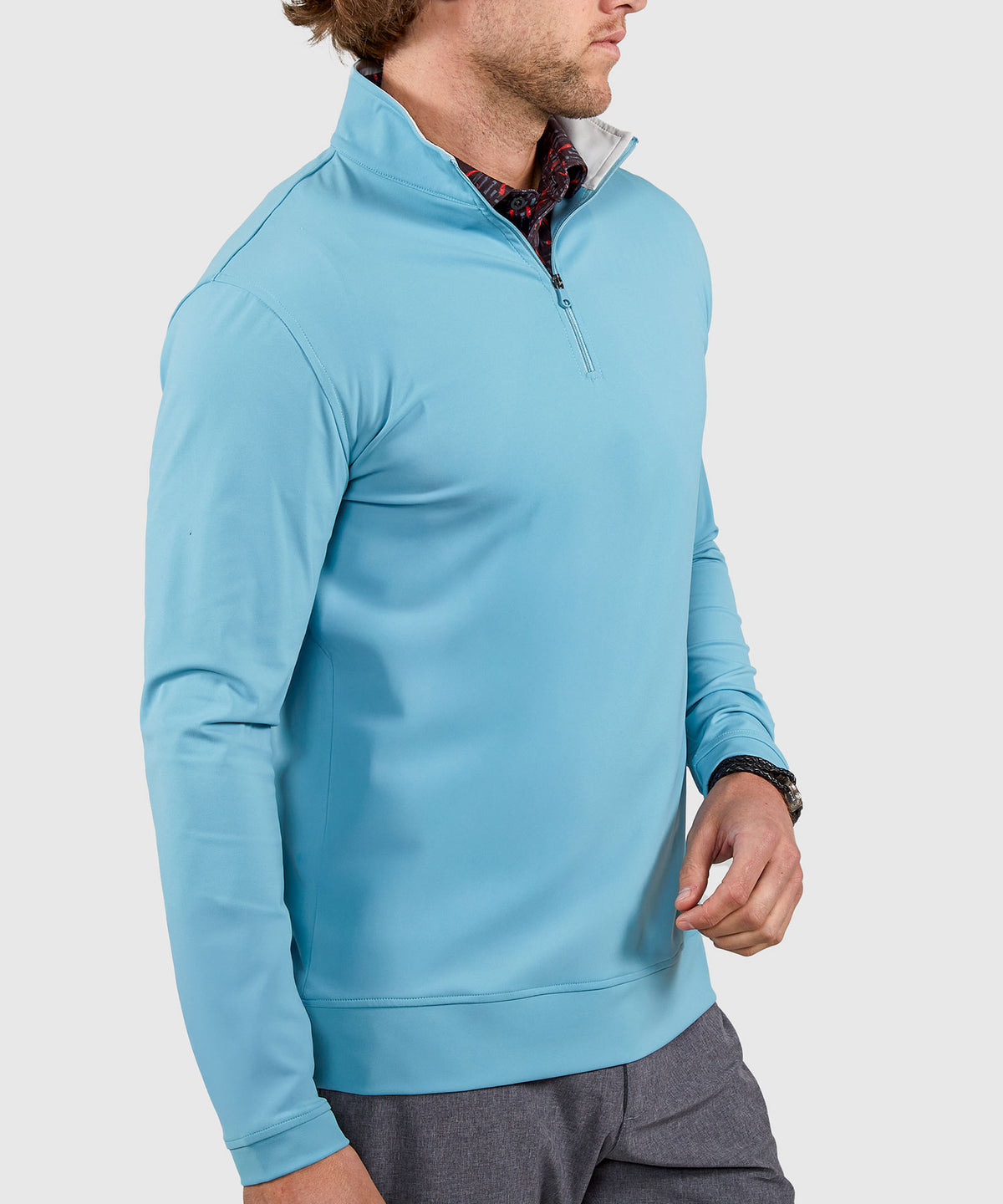 Westport Lifestyle Links Quarter Zip Pullover, Men's Big & Tall