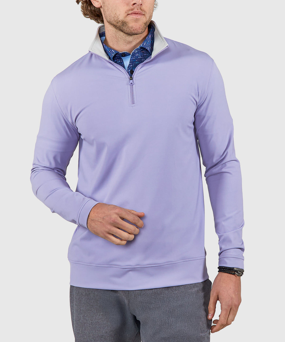 Westport Lifestyle Links Quarter Zip Pullover, Men's Big & Tall