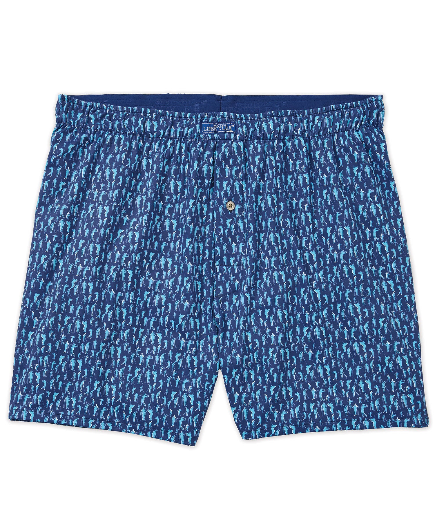 Westport Lifestyle Printed Performance Stretch Boxer, Men's Big & Tall