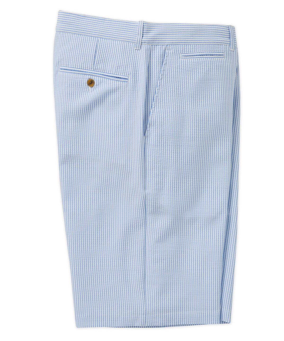 Westport Lifestyle Mystic Flat Front Seersucker Shorts, Men's Big & Tall