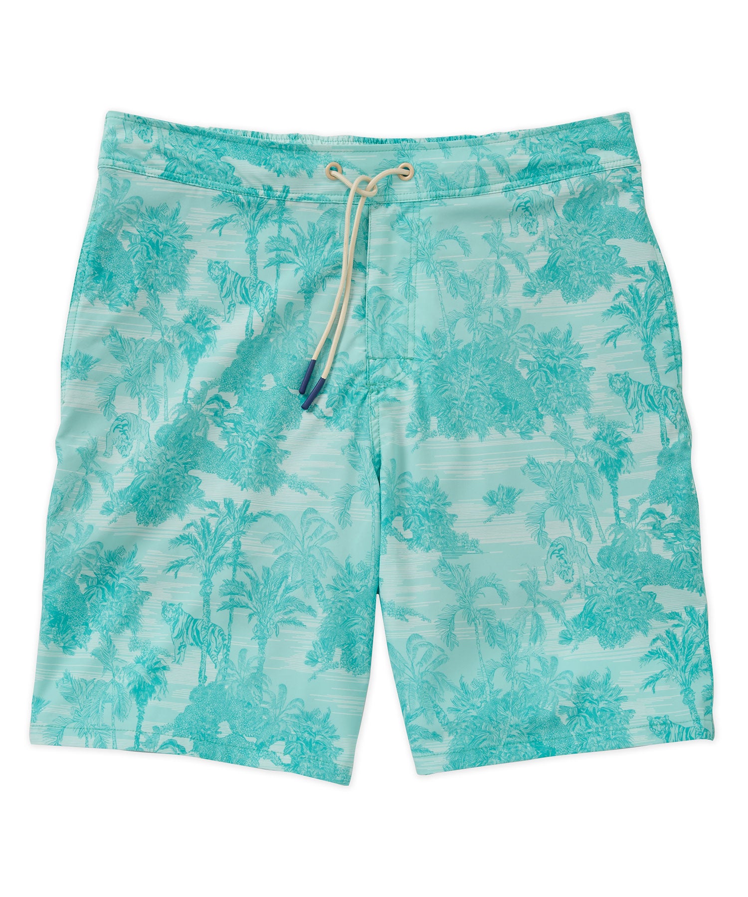 Westport Lifestyle Saybrook Half Elastic 'Floral' Print Board Short