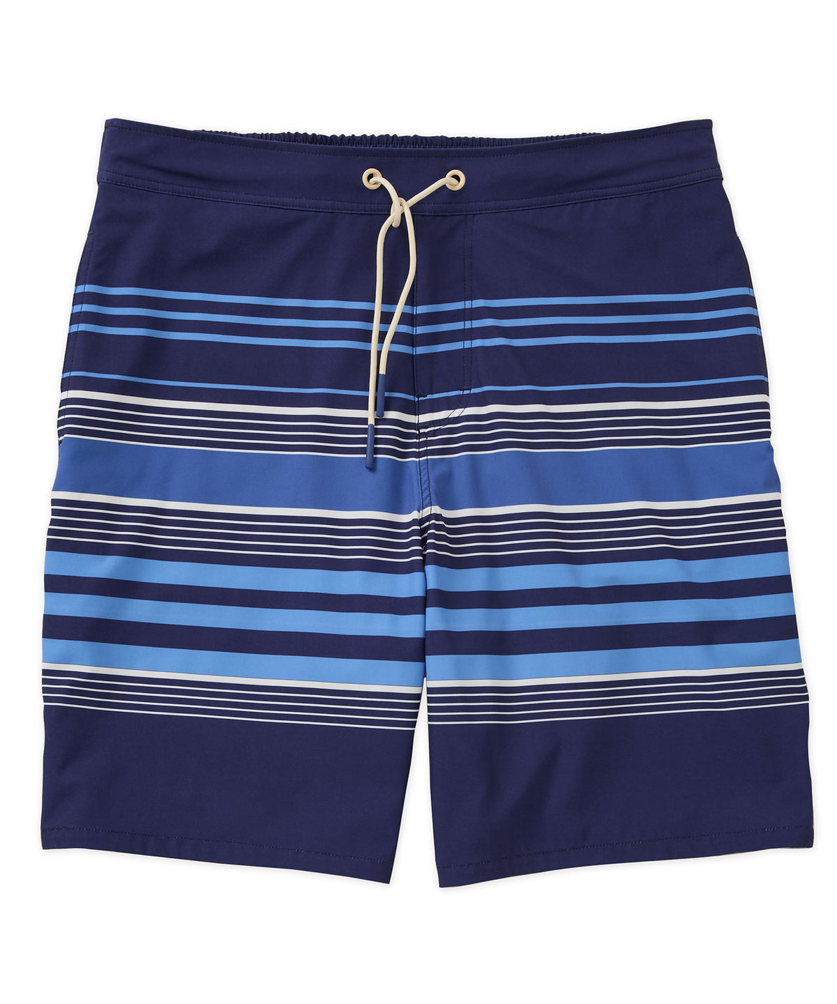 Westport Lifestyle Saybrook Half Elastic Stripe Board Short, Men's Big & Tall