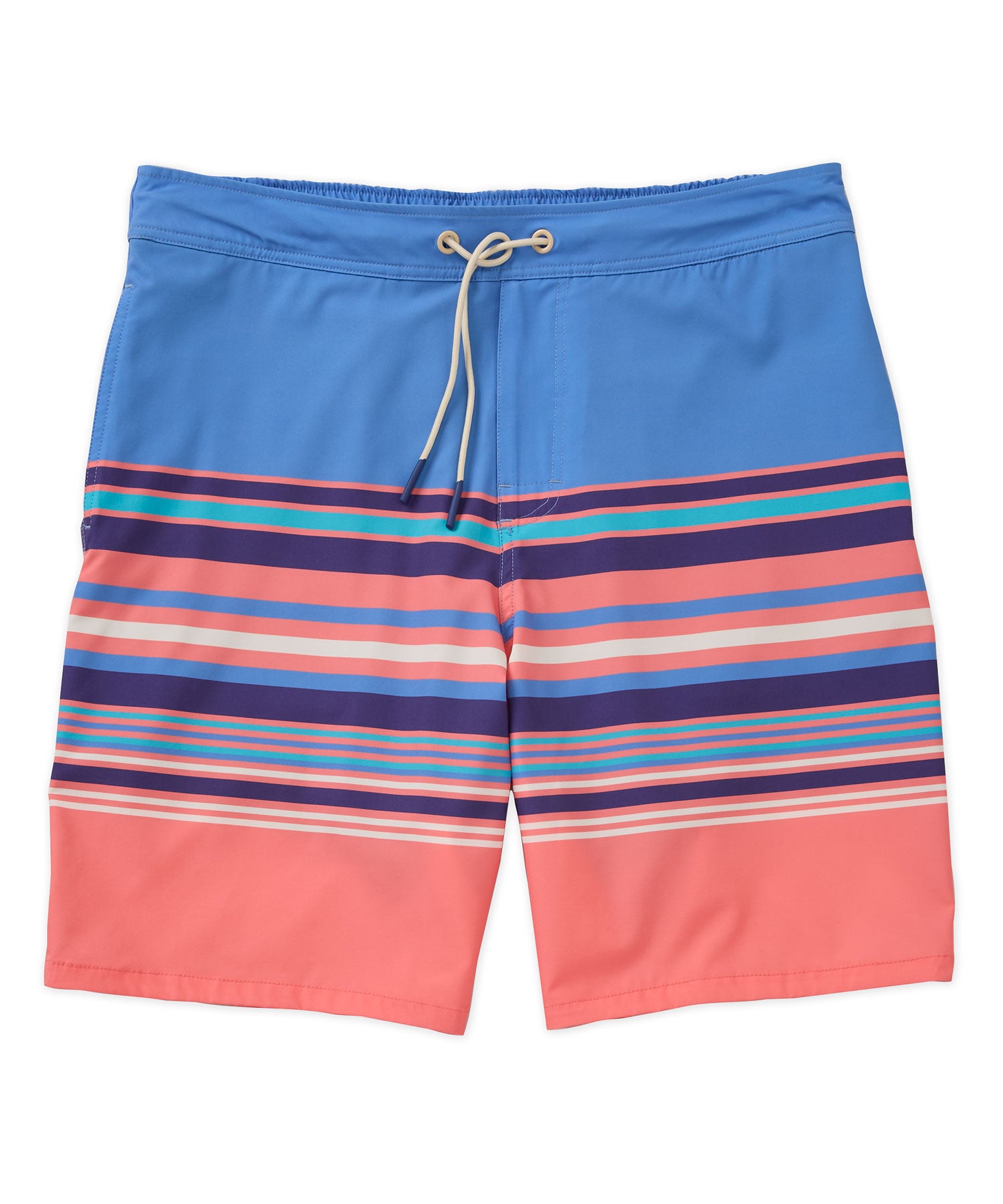 Westport Lifestyle Saybrook Half Elastic Stripe Board Short