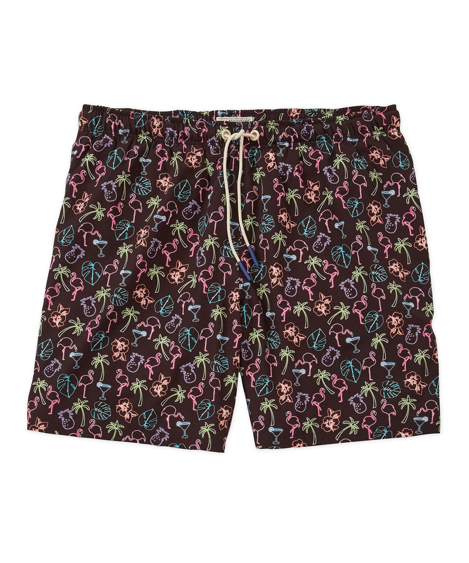 Westport Lifestyle Flamingo Print Compo Swim Trunks