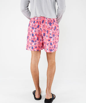 Westport Lifestyle Compo Stretch 'Nautical' Print Swim Trunks