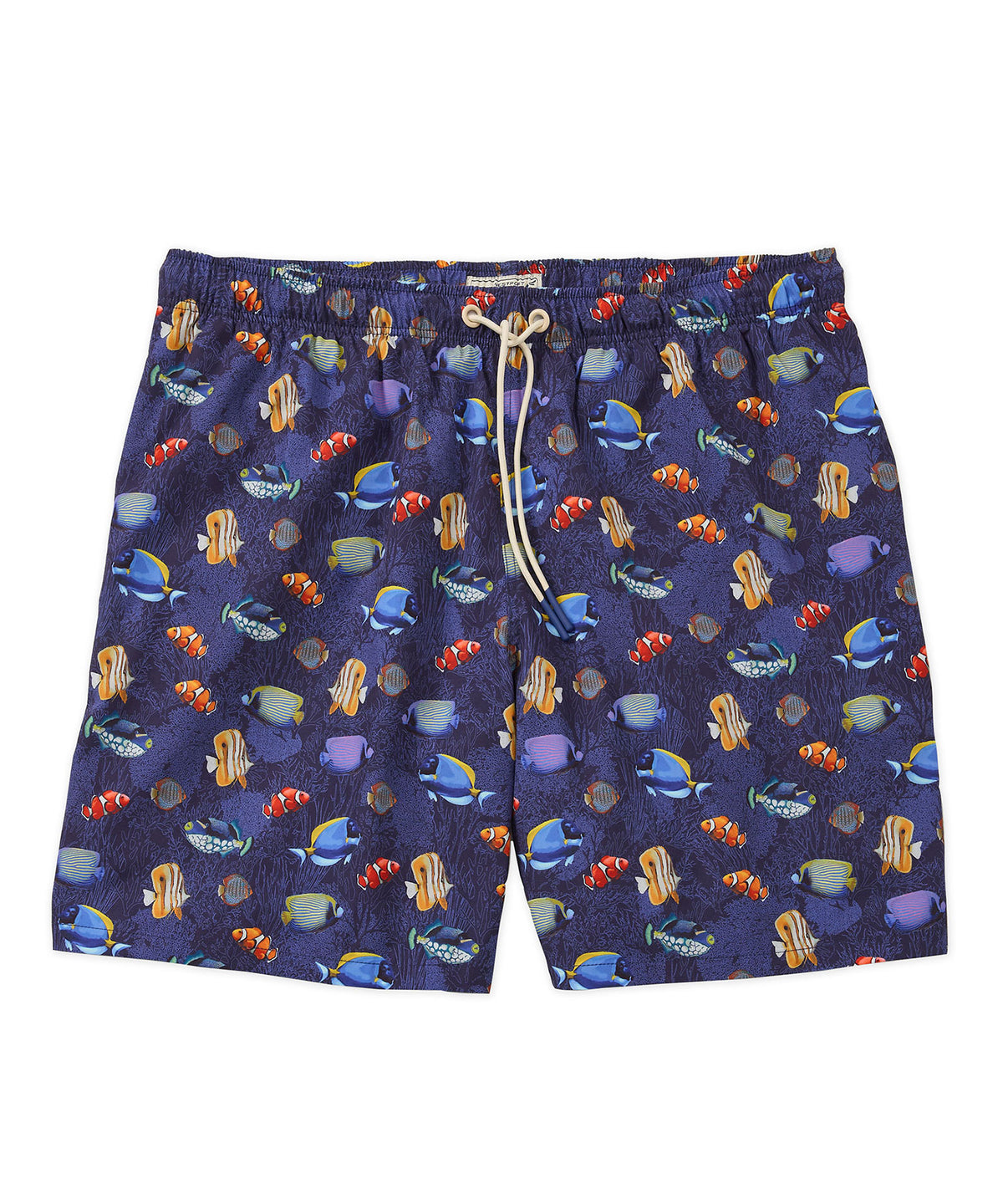 Westport Lifestyle Compo Stretch 'Fish' Print Swim Trunks, Men's Big & Tall