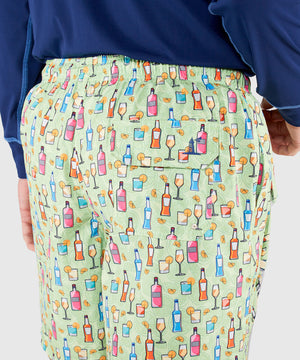 Westport Lifestyle Compo Stretch 'Drinks' Print Swim Trunks