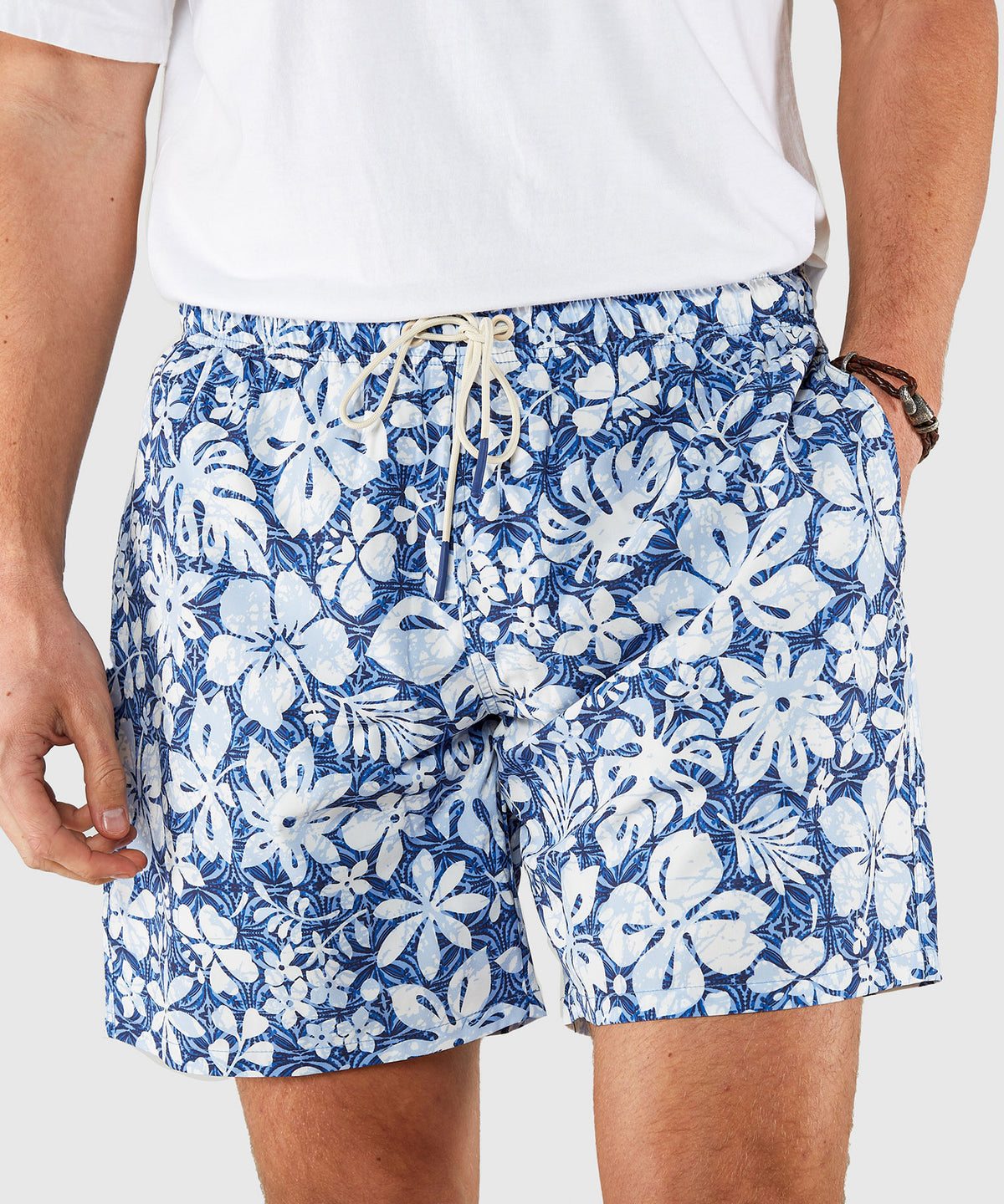 Westport Lifestyle Calypso Print Compo Swim Trunks, Men's Big & Tall