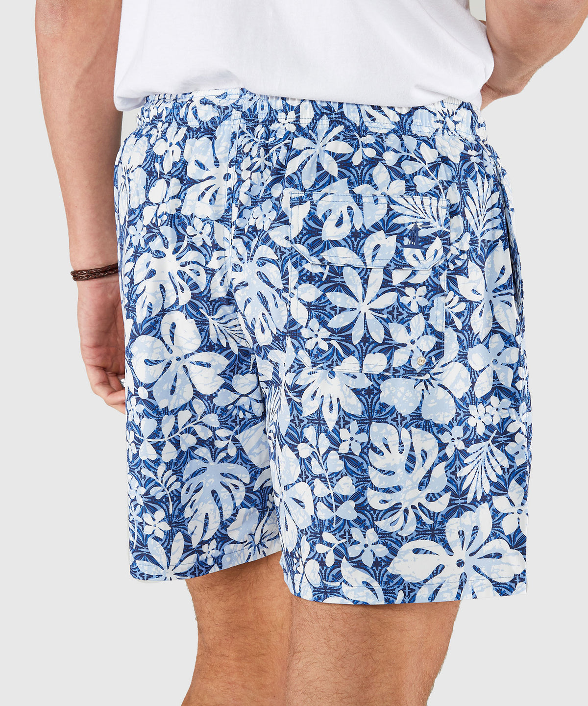 Westport Lifestyle Calypso Print Compo Swim Trunks, Men's Big & Tall