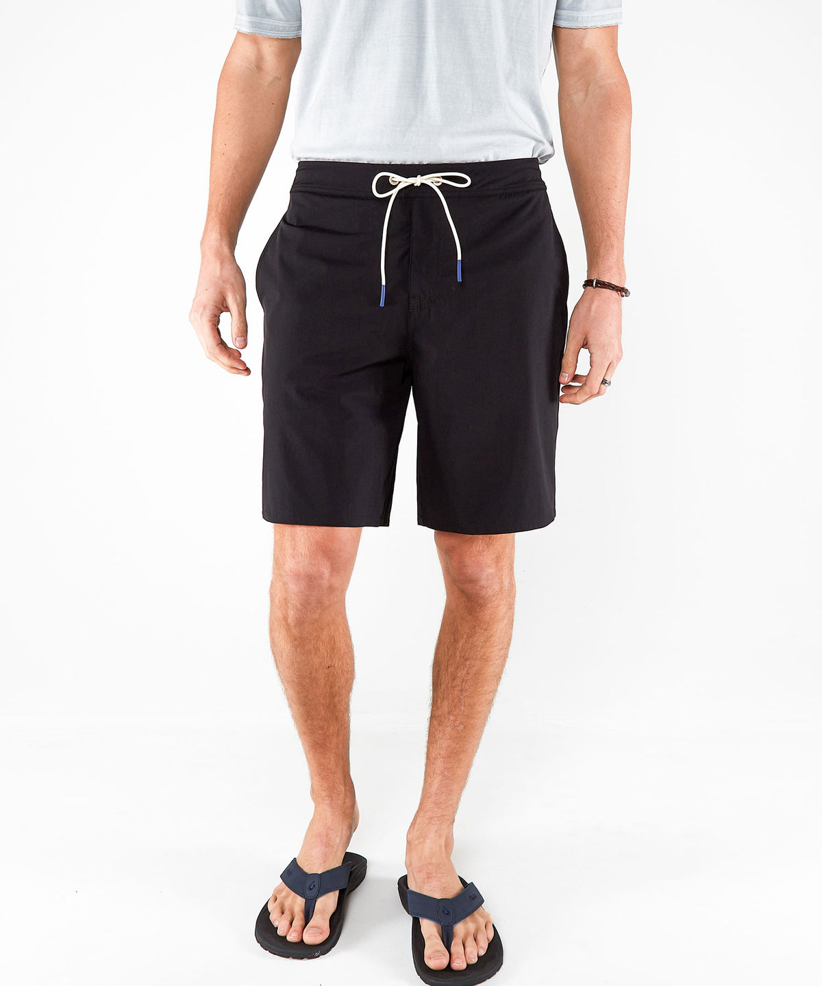 Westport Lifestyle Saybrook Half Elastic Solid Board Short, Men's Big & Tall