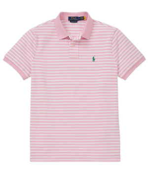 Polo Ralph Lauren Short Sleeve Animated Striped Mesh Polo Knit Shirt