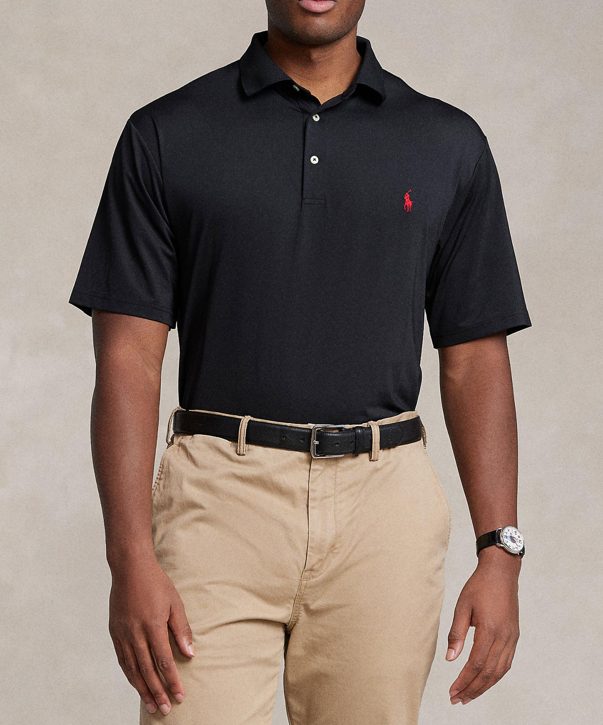 Polo Ralph Lauren Short Sleeve Performance Polo Knit Shirt, Men's Big & Tall