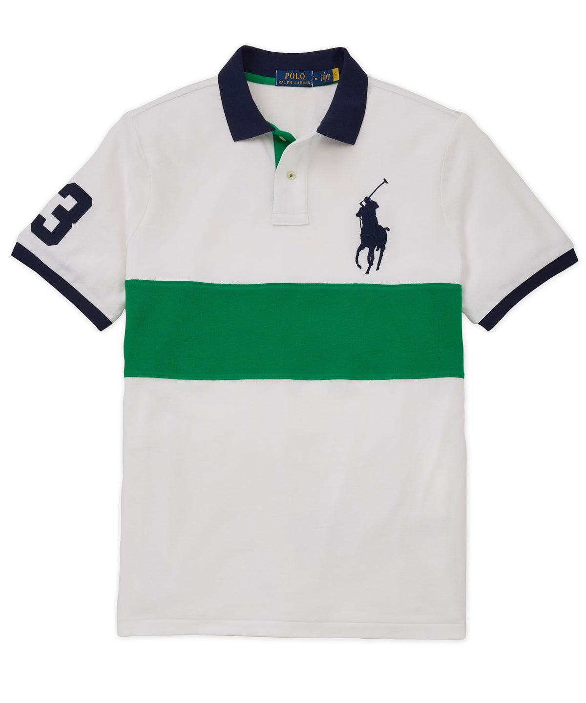 Polo Ralph Lauren Short Sleeve Animated Big Pony Mesh Polo Knit Shirt, Men's Big & Tall