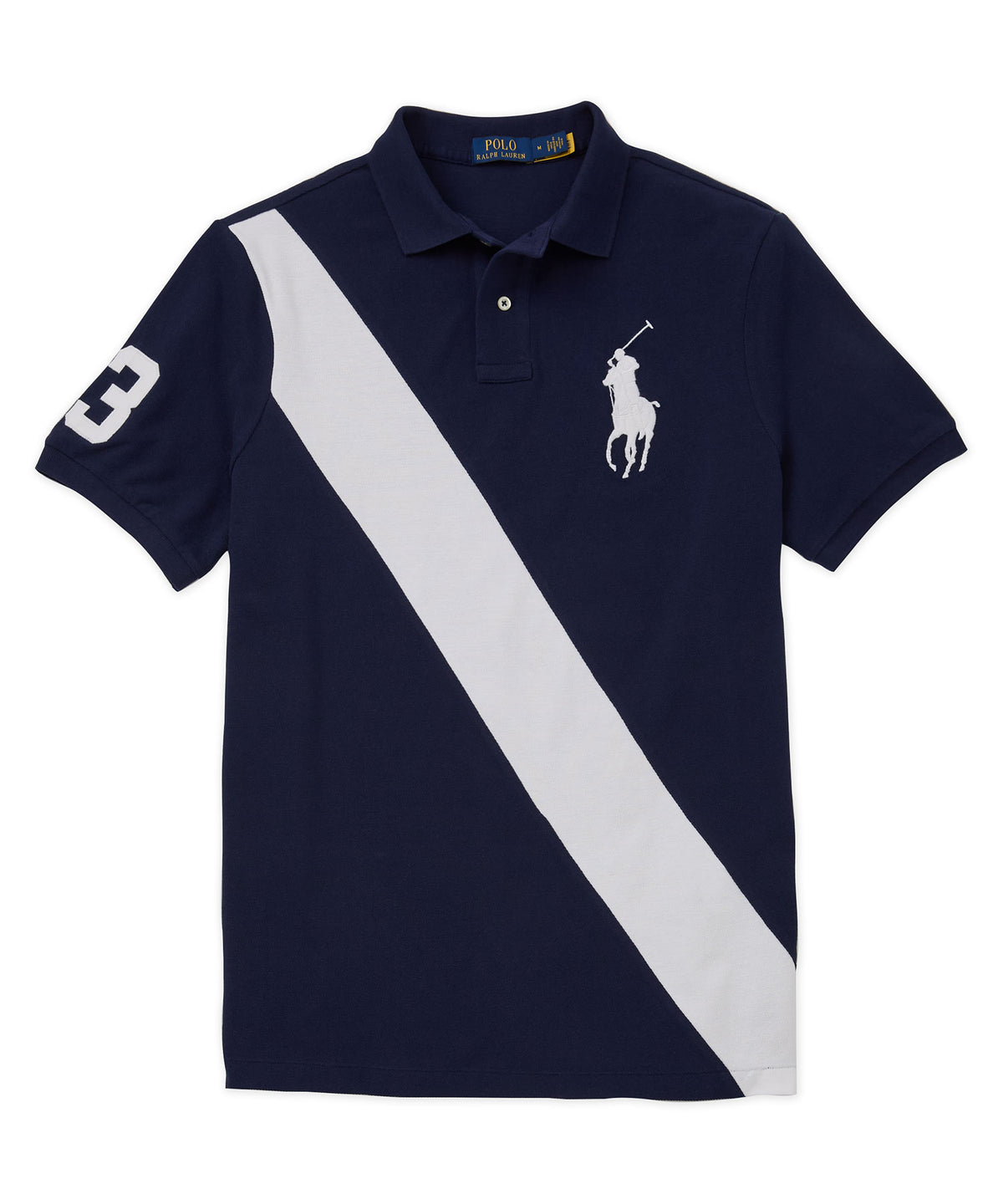 Polo Ralph Lauren Short Sleeve Animated Big Pony Mesh Polo Knit Shirt, Men's Big & Tall