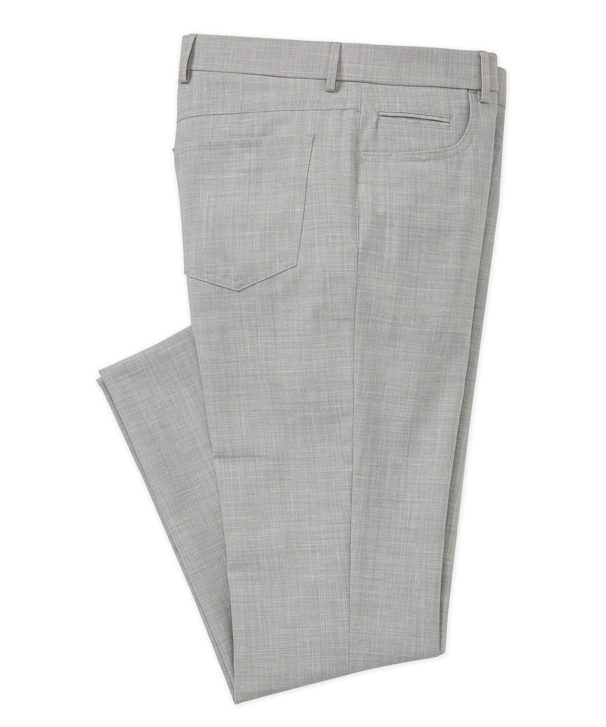 Westport Black Stretch Linen 5-Pocket Pant, Men's Big & Tall