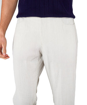 Westport Black 5-Pocket Seersucker Performance Linen Pant