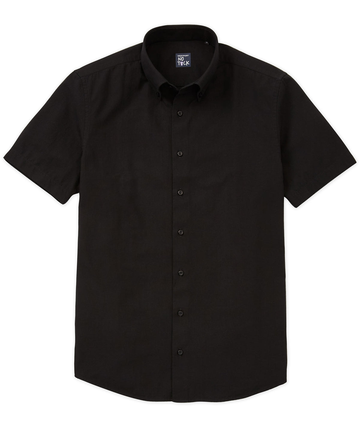 Westport No-Tuck Short Sleeve Oxford Sport Shirt, Men's Big & Tall