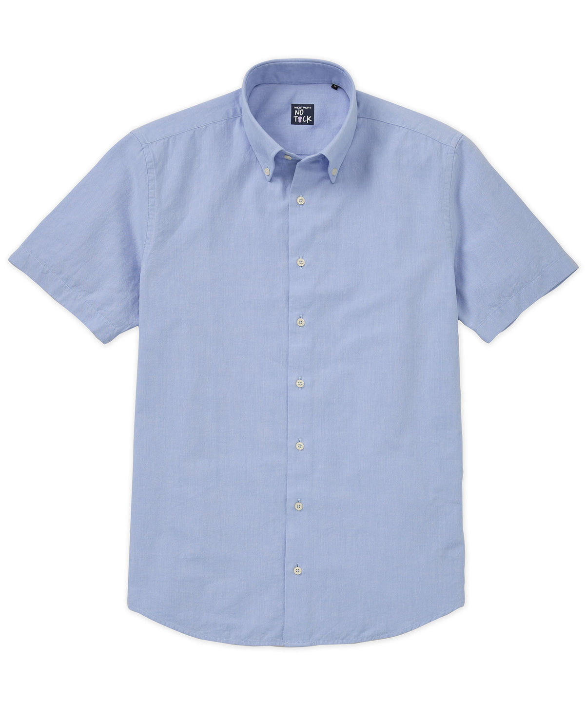 Westport No-Tuck Short Sleeve Oxford Sport Shirt, Men's Big & Tall