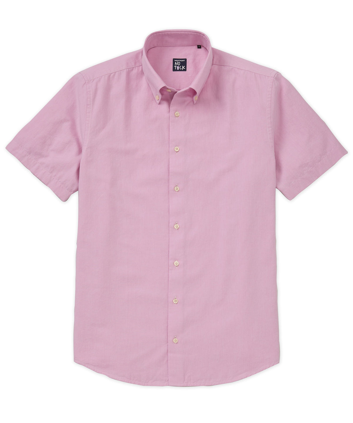 Westport No-Tuck Short Sleeve Oxford Sport Shirt, Men's Big & Tall