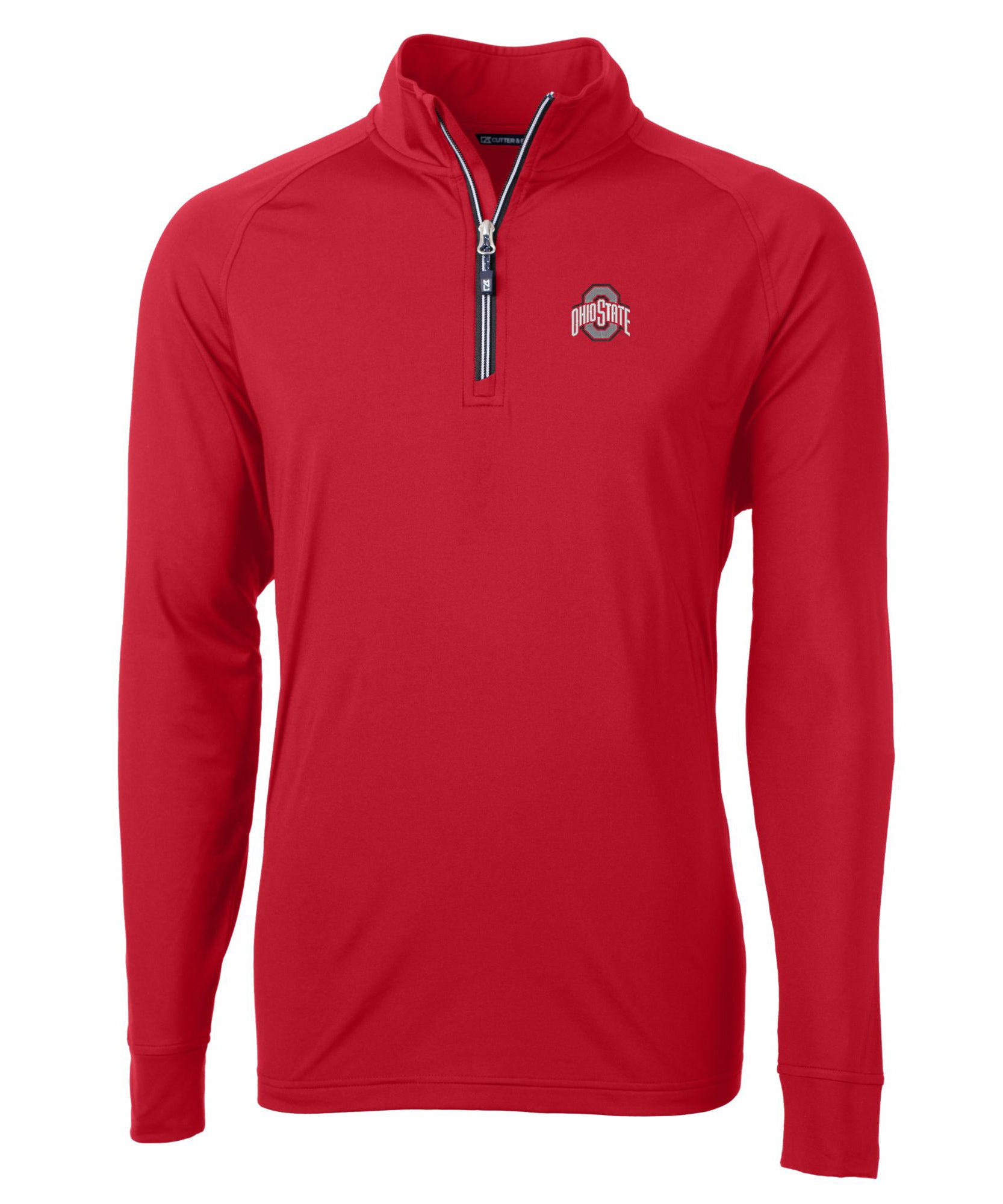 Cutter Buck Ohio State University Buckeyes Long Sleeve Quarter Zip P Westport Big Tall