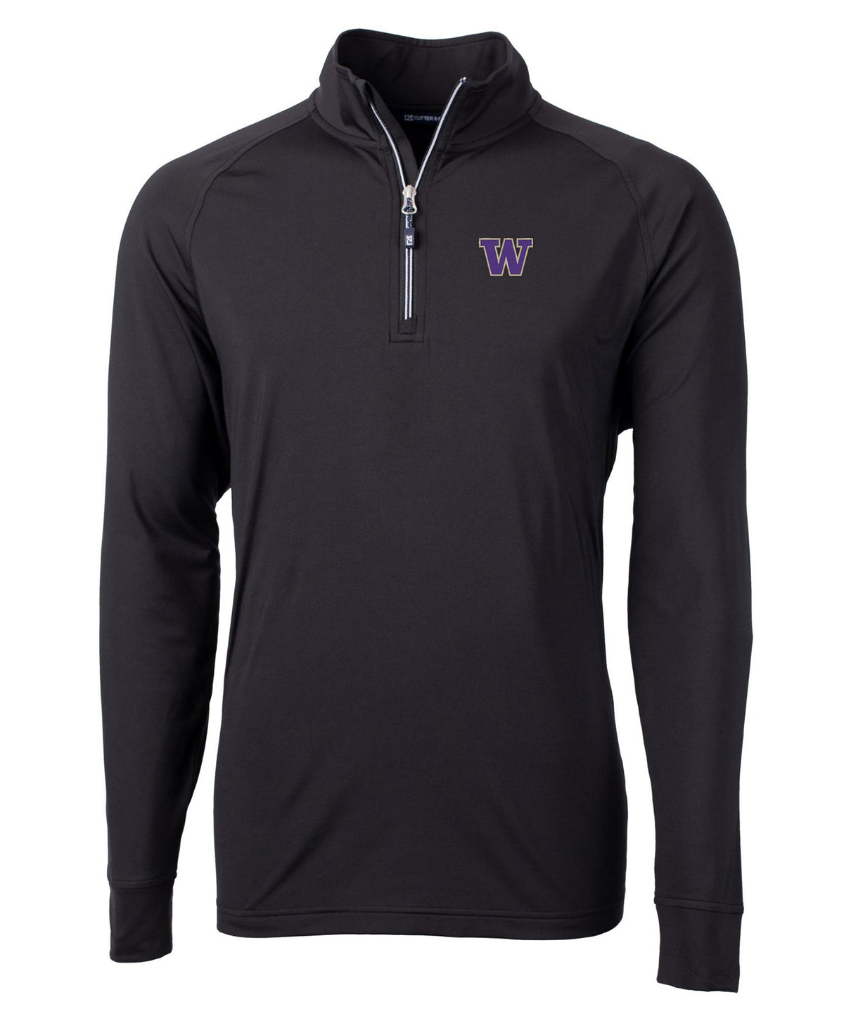 Cutter & Buck University of Washington Huskies Long Sleeve Quarter-Zip Pullover, Men's Big & Tall