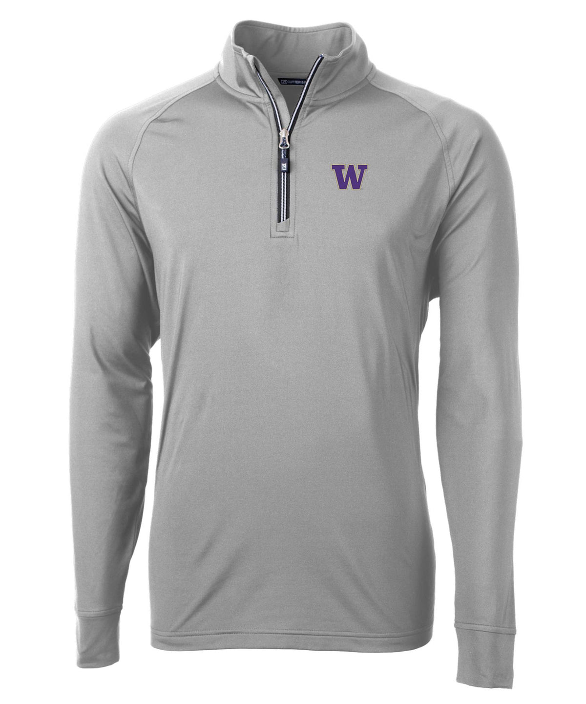 Cutter & Buck University of Washington Huskies Long Sleeve Quarter-Zip Pullover, Men's Big & Tall