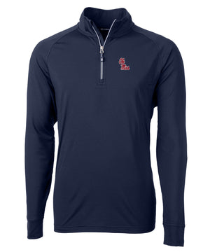 Cutter & Buck University of Mississippi 'Ole Miss' Rebels Long Sleeve Quarter-Zip Pullover