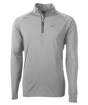 Cutter & Buck Los Angeles Chargers Long Sleeve Quarter-Zip Pullover