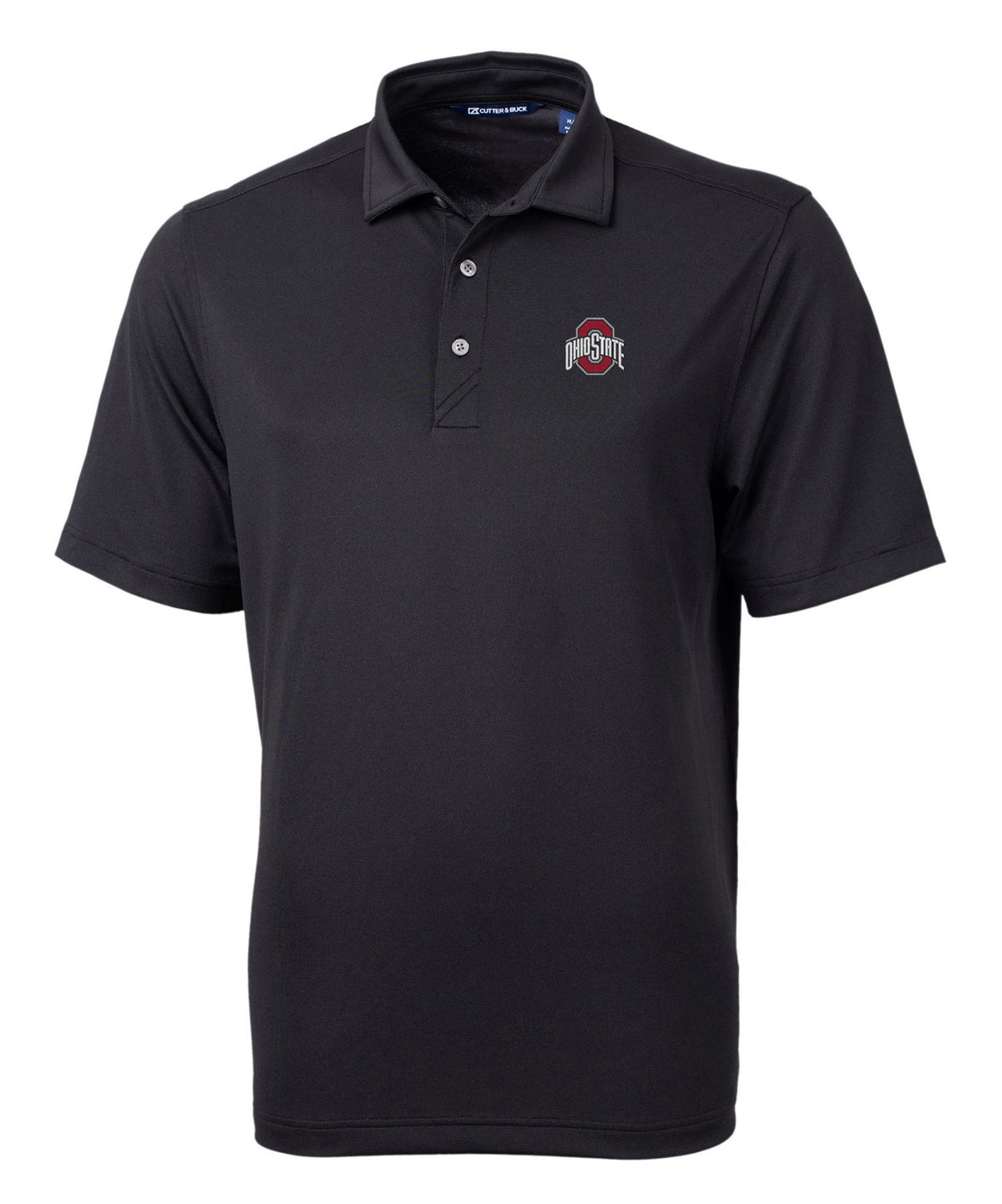 Cutter & Buck Ohio State University Buckeyes Short Sleeve Polo Knit Shirt, Men's Big & Tall