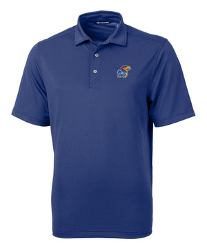 Cutter & Buck University of Kansas Jayhawks Short Sleeve Polo Knit Shirt