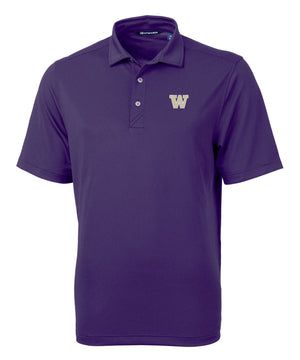 Cutter & Buck University of Washington Huskies Short Sleeve Polo Knit Shirt