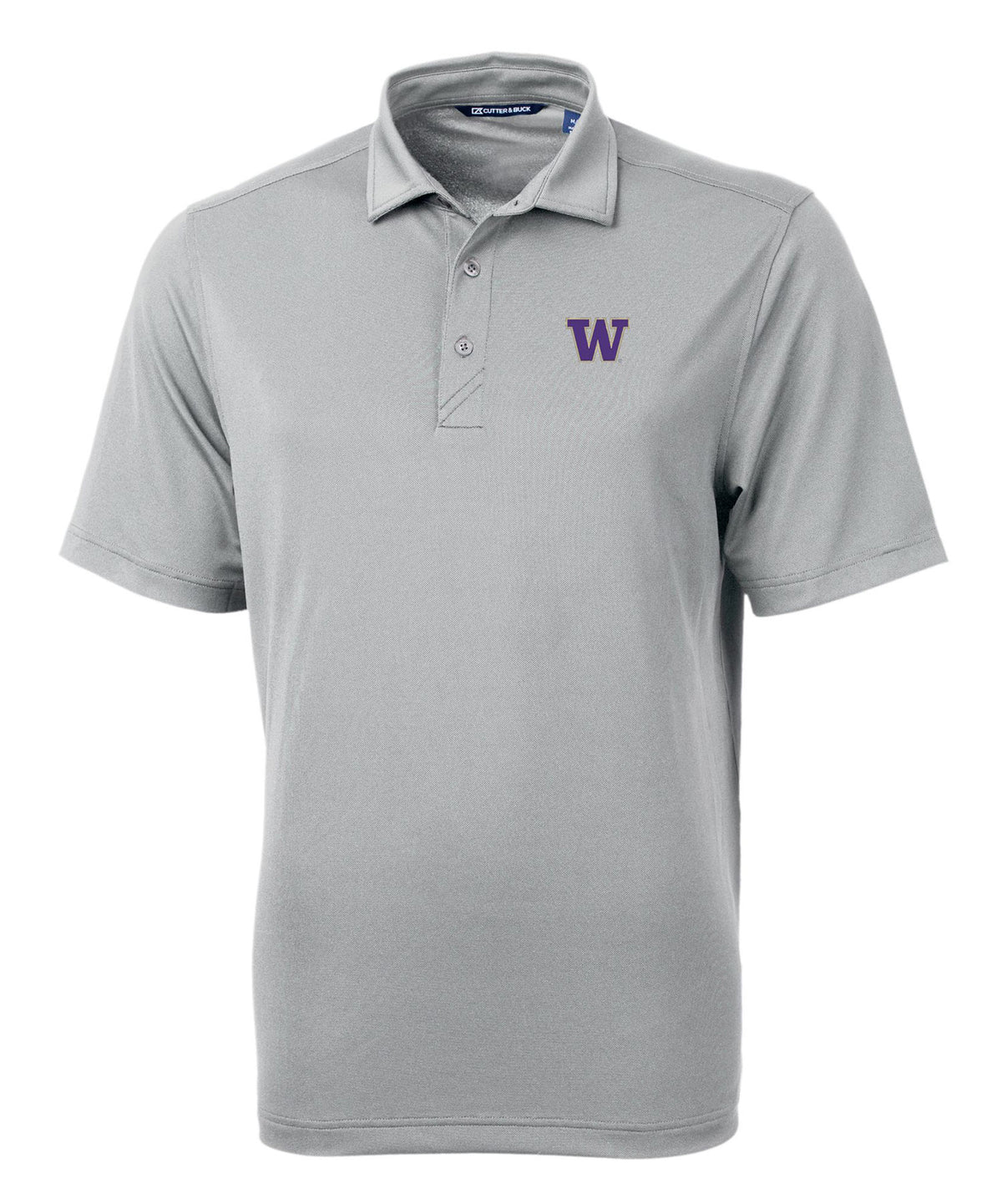 Cutter & Buck University of Washington Huskies Short Sleeve Polo Knit Shirt, Men's Big & Tall