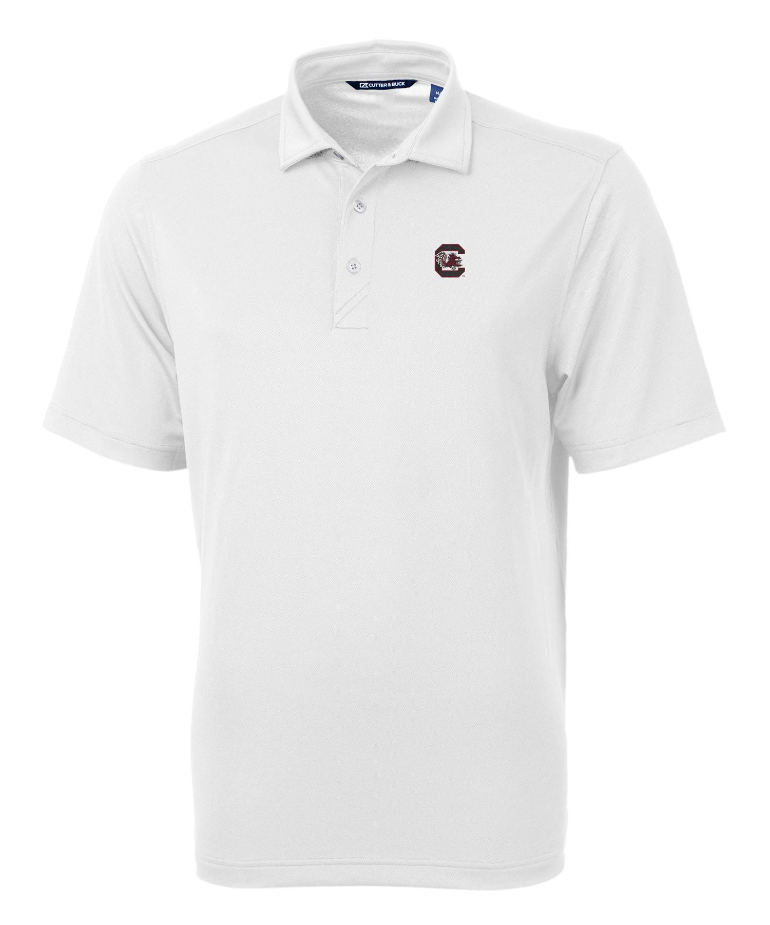 Cutter & Buck University of South Carolina Gamecocks Short Sleeve Polo Knit Shirt, Men's Big & Tall