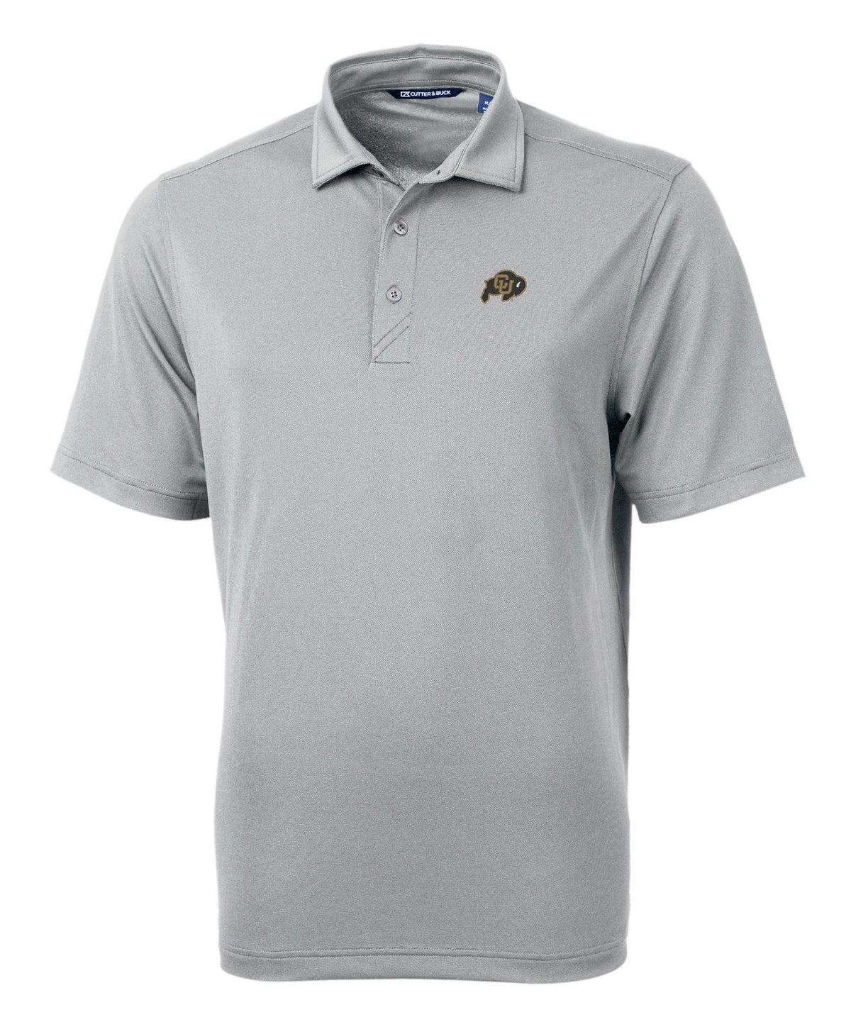 Cutter & Buck University of Colorado Buffaloes Short Sleeve Polo Knit Shirt, Men's Big & Tall