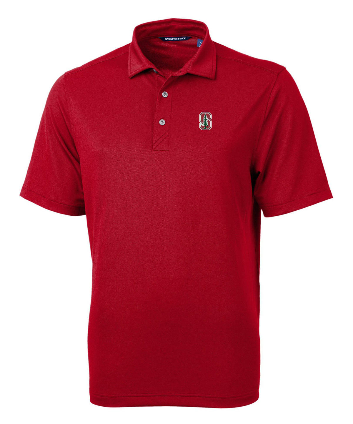 Cutter & Buck Stanford University Cardinal Short Sleeve Polo Knit Shirt, Men's Big & Tall