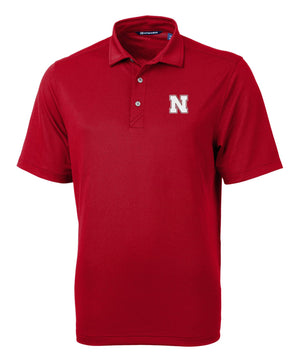 Cutter & Buck University of Nebraska Cornhuskers Short Sleeve Polo Knit Shirt