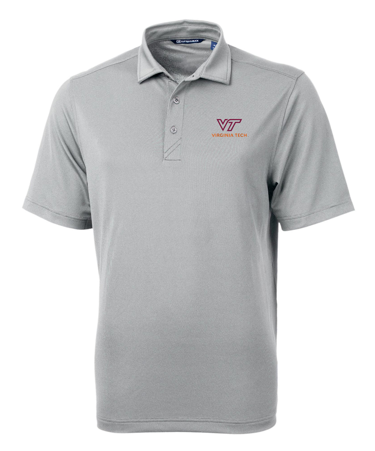 Cutter & Buck Virginia Tech Hokies Short Sleeve Polo Knit Shirt, Men's Big & Tall